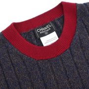 Chanel Ensemble Cardigan Top Navy 97A #36 186620