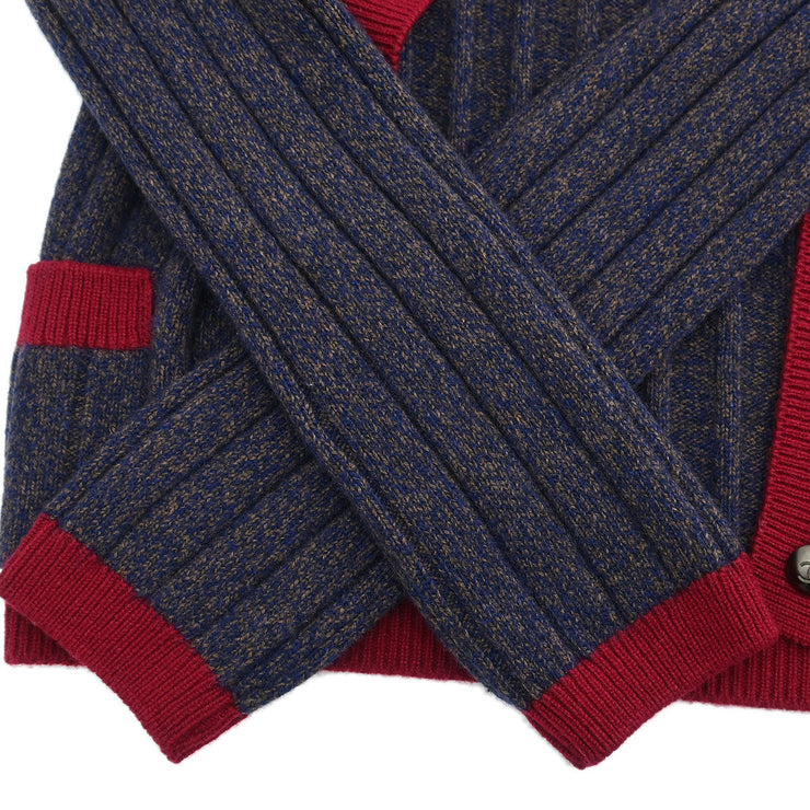 Chanel Ensemble Cardigan Top Navy 97A #36 186620