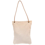 Hermes Beige Gold Toile Chevrons Aline GM Shoulder Bag 186641