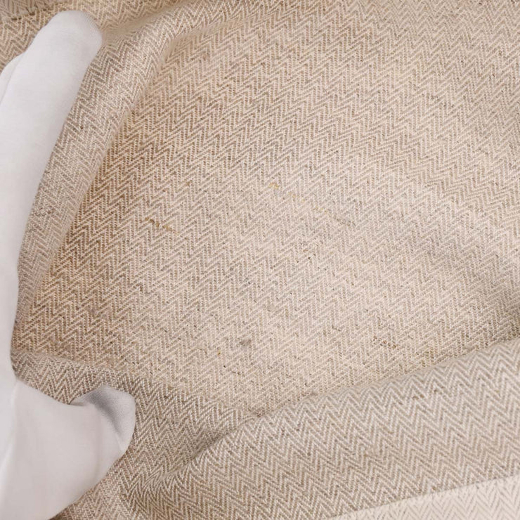 Hermes Beige Gold Toile Chevrons Aline GM Shoulder Bag 186641