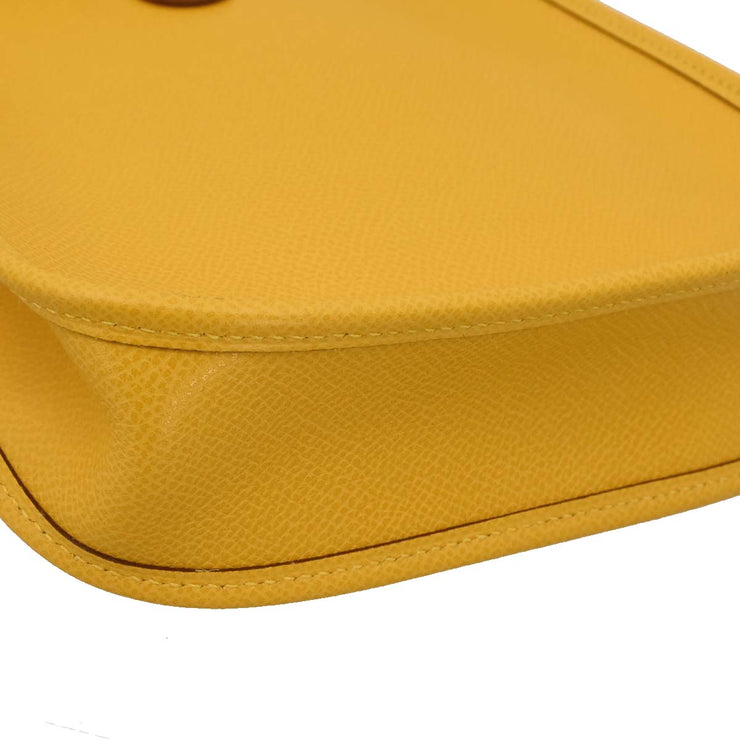 Hermes Jaune Epsom Evelyne TPM Shoulder Bag RB Square:H 186650