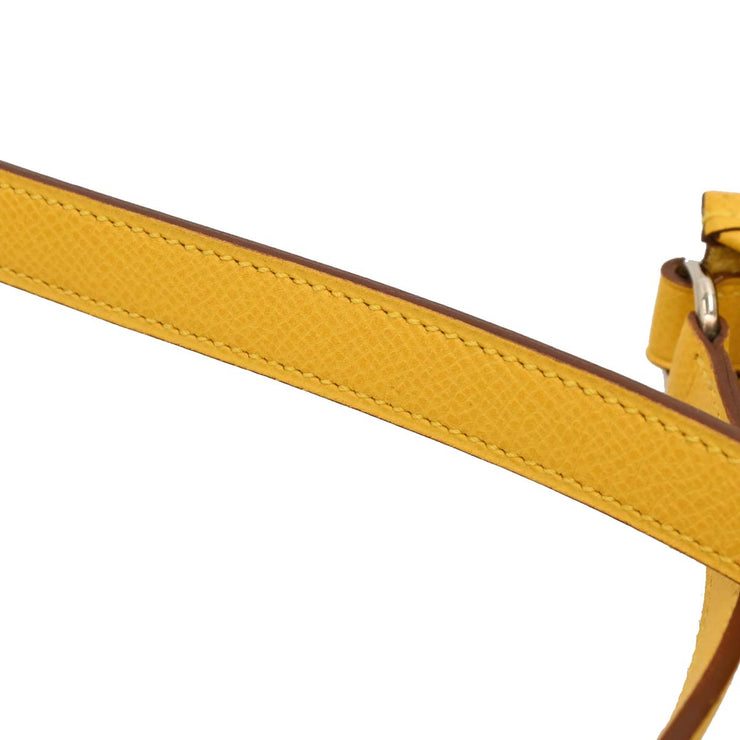 Hermes Jaune Epsom Evelyne TPM Shoulder Bag RB Square:H 186650