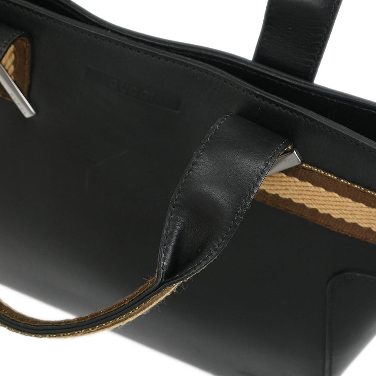 Gucci Black Leather Tote Handbag 000.0860 001998 186662