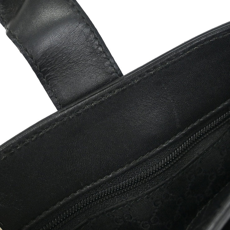 Gucci Black Leather Tote Handbag 000.0860 001998 186662