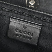 Gucci Black Leather Tote Handbag 000.0860 001998 186662