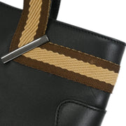 Gucci Black Leather Tote Handbag 000.0860 001998 186662