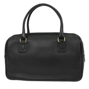 Burberrys Black Leather Handbag 186666