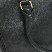 Burberrys Black Leather Handbag 186666