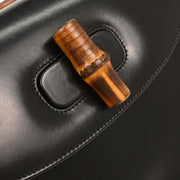 Gucci Black Bamboo 2way Handbag 000.01.0633 186688