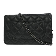 Chanel Calfskin Mademoiselle Lock Icon WOC Wallet on Chain Shoulder Bag 186697