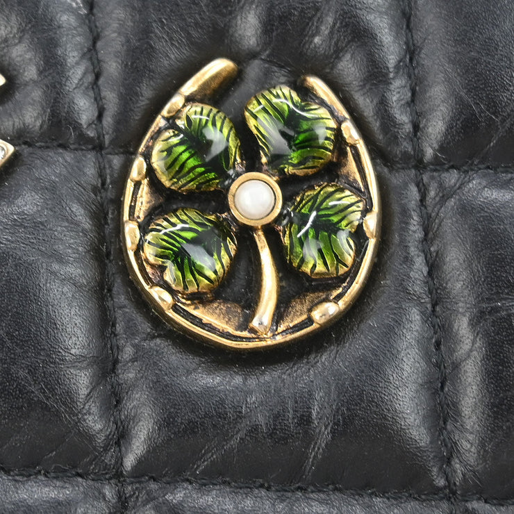 Chanel Calfskin Mademoiselle Lock Icon WOC Wallet on Chain Shoulder Bag 186697