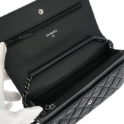 Chanel Calfskin Mademoiselle Lock Icon WOC Wallet on Chain Shoulder Bag 186697