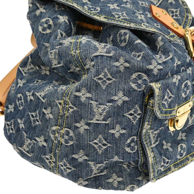 Louis Vuitton Blue Monogram Denim Sac a Dos GM Backpack M95056 CA0076 186707