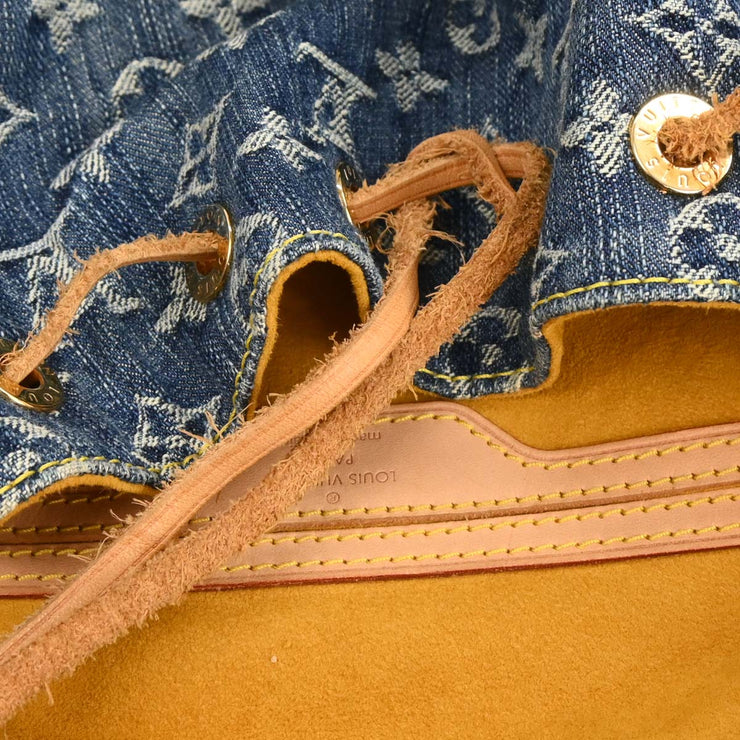 Louis Vuitton Blue Monogram Denim Sac a Dos GM Backpack M95056 CA0076 186707