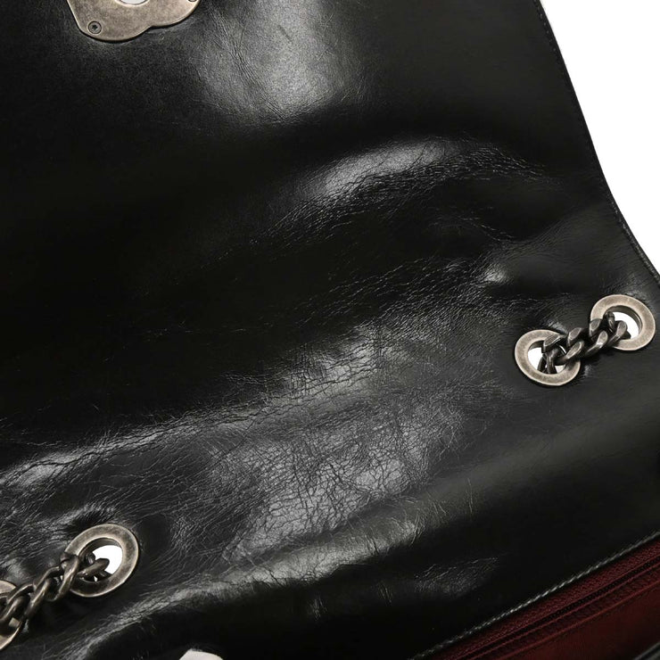 Chanel Black Calfskin Coco Boy Flap Shoulder Bag 186722