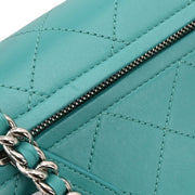Chanel Emerald Green Calfskin Ring My Bag 2way Handbag 186727