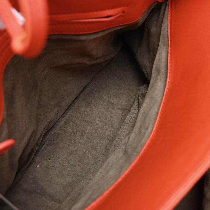 Bottega Veneta Vermilion Red Leather Intrecciato Tote Handbag B00027457S 186734