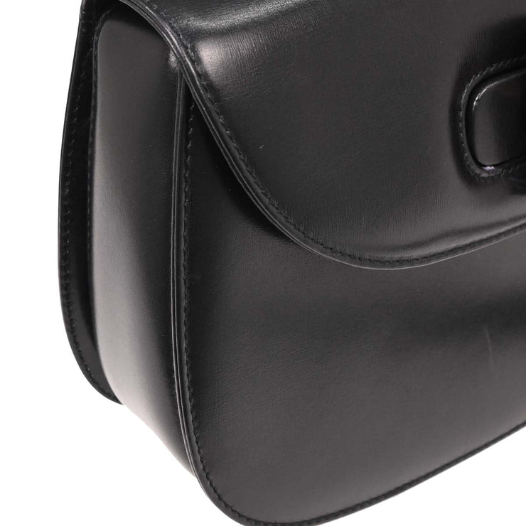 Gucci Black Bamboo 2way Handbag 000.2046.0633 186735