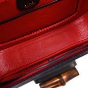 Gucci Black Bamboo 2way Handbag 000.2046.0633 186735