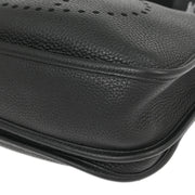 Hermes Black Taurillon Clemence Evelyne 3 29 PM Shoulder Bag A BS 010 ZB 186744