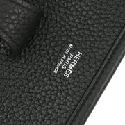 Hermes Black Taurillon Clemence Evelyne 3 29 PM Shoulder Bag A BS 010 ZB 186744