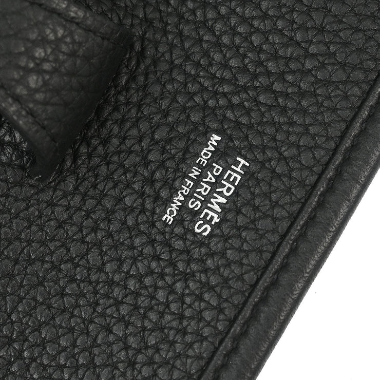 Hermes Black Taurillon Clemence Evelyne 3 29 PM Shoulder Bag A BS 010 ZB 186744