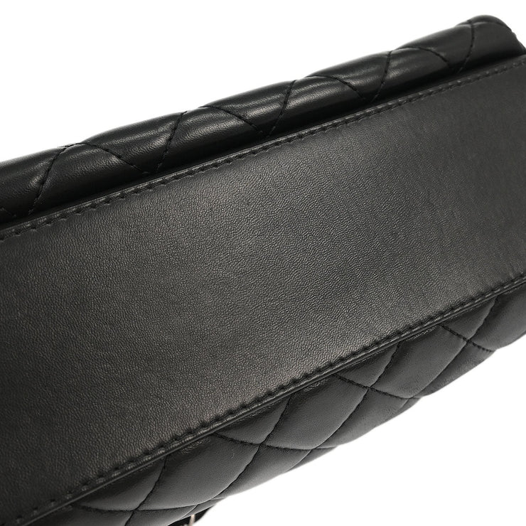 Chanel Black Lambskin Chain Shoulder Bag 186746