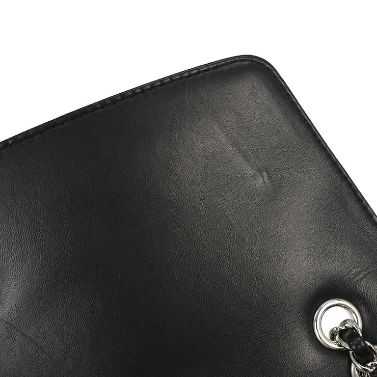 Chanel Black Lambskin Chain Shoulder Bag 186746