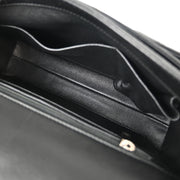 Chanel Black Lambskin Chain Shoulder Bag 186746