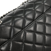 Chanel Black Lambskin Chain Shoulder Bag 186746