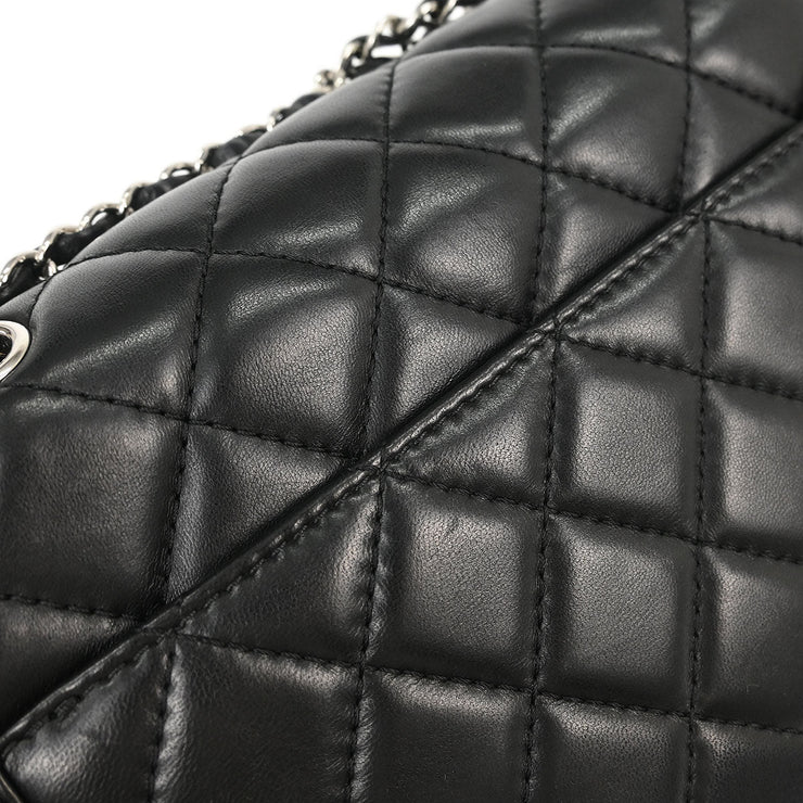 Chanel Black Lambskin Chain Shoulder Bag 186746