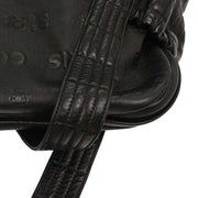 Chanel Black Calfskin Rue Cambon Embossed Unlimited Shoulder Bag 186762