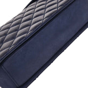 Chanel Navy Calfskin Day Trip Flap Bag 186764