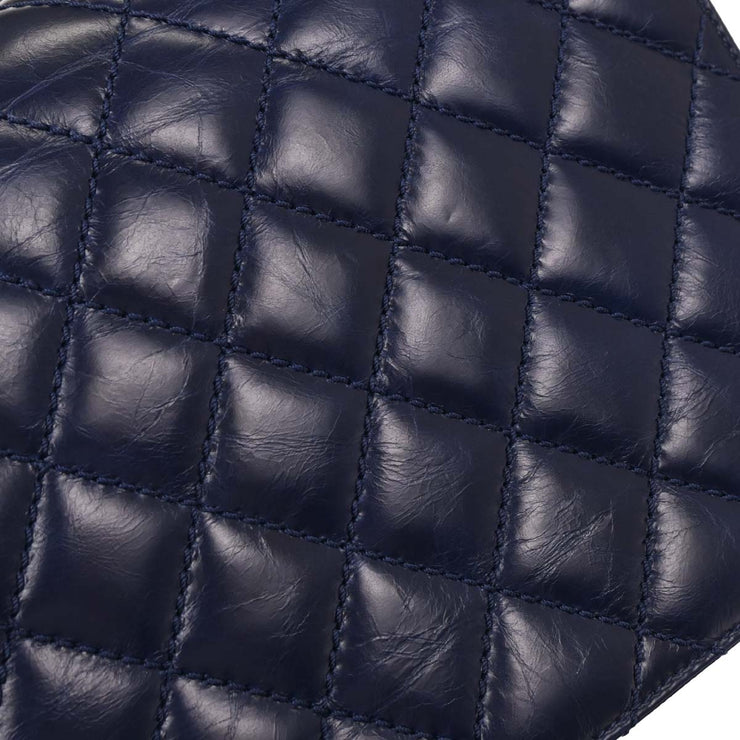 Chanel Navy Calfskin Day Trip Flap Bag 186764