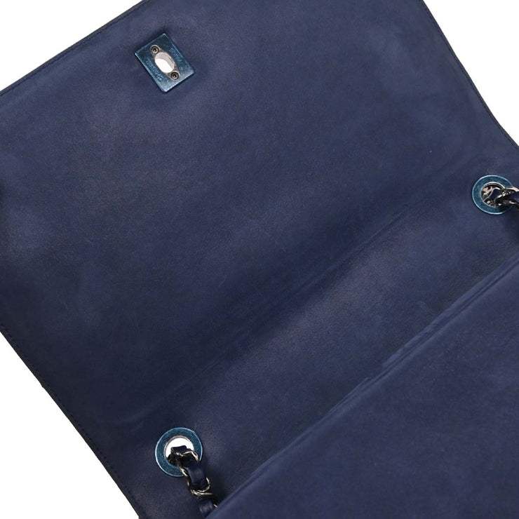 Chanel Navy Calfskin Day Trip Flap Bag 186764