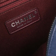 Chanel Navy Calfskin Day Trip Flap Bag 186764