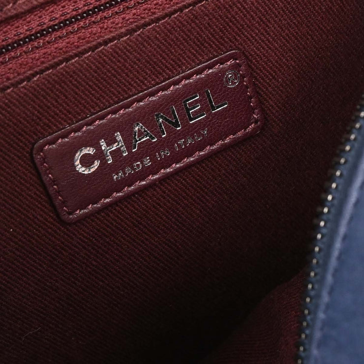 Chanel Navy Calfskin Day Trip Flap Bag 186764