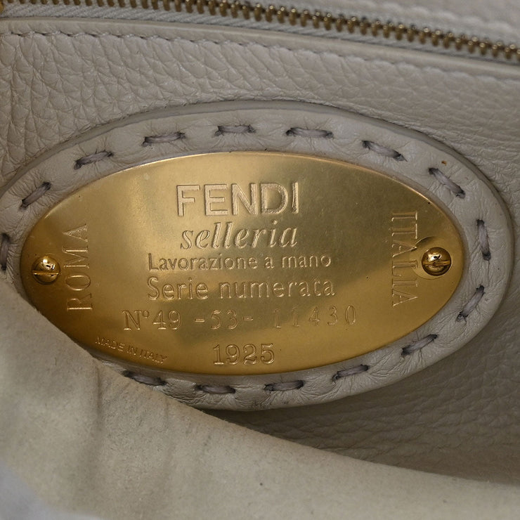 Fendi Brown Leather Peekaboo 2way Handbag 8BN244-E1C-208-10429 186770