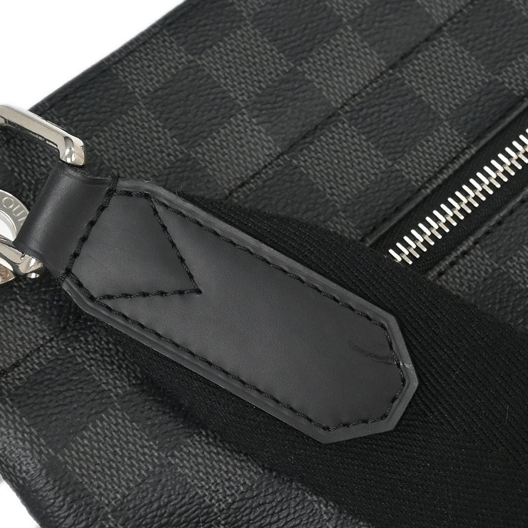 Louis Vuitton Damier Graphite Hunter Shoulder Bag N41656 AR1186 186774