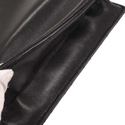 Chanel Black Lambskin Delivery Cutout 2way Handbag 186776