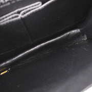 Chanel Black Lambskin Delivery Cutout 2way Handbag 186776