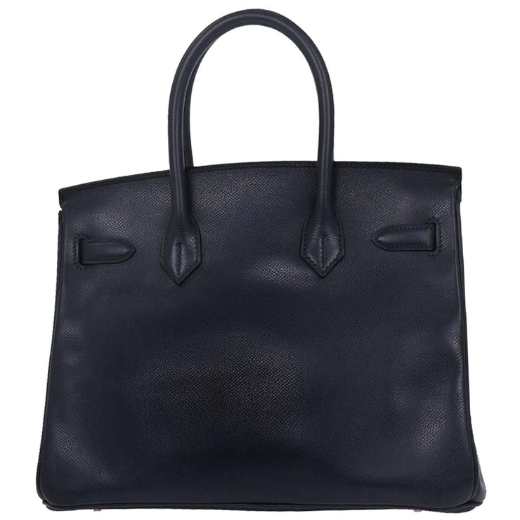 Hermes Navy Epsom Birkin 30 Handbag SC  Square:G 186778