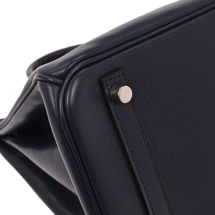 Hermes Navy Epsom Birkin 30 Handbag SC  Square:G 186778