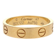 Cartier Mini Love Ring Au750 #47 BDC122 186780