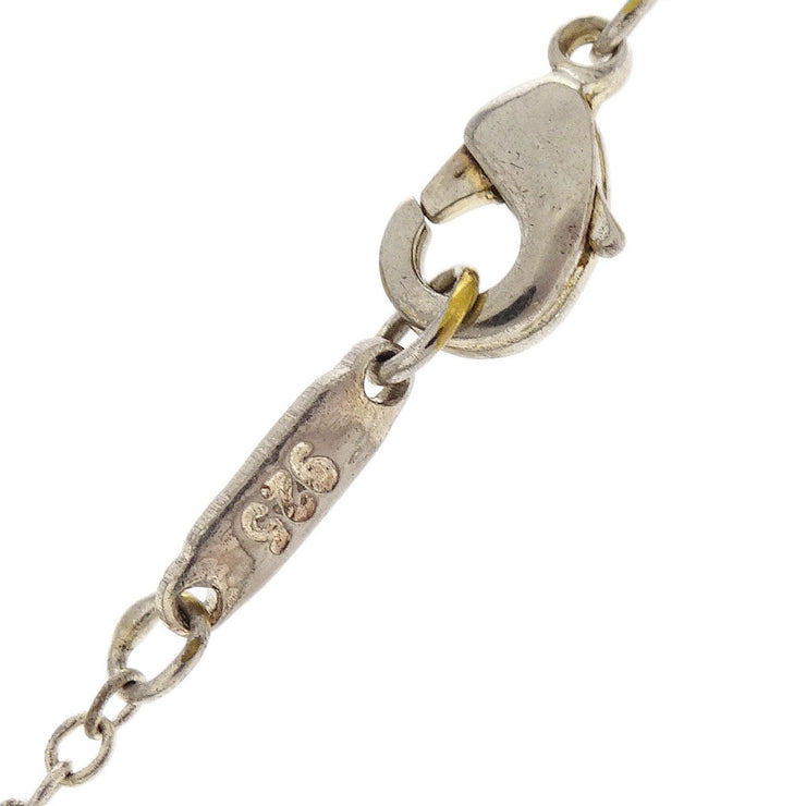 Tiffany & Co. Heart Link Lariat Necklace Ag925 Silver 186790