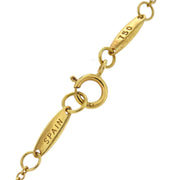Tiffany & Co. Open Heart Pendant Necklace 750 Gold 186792