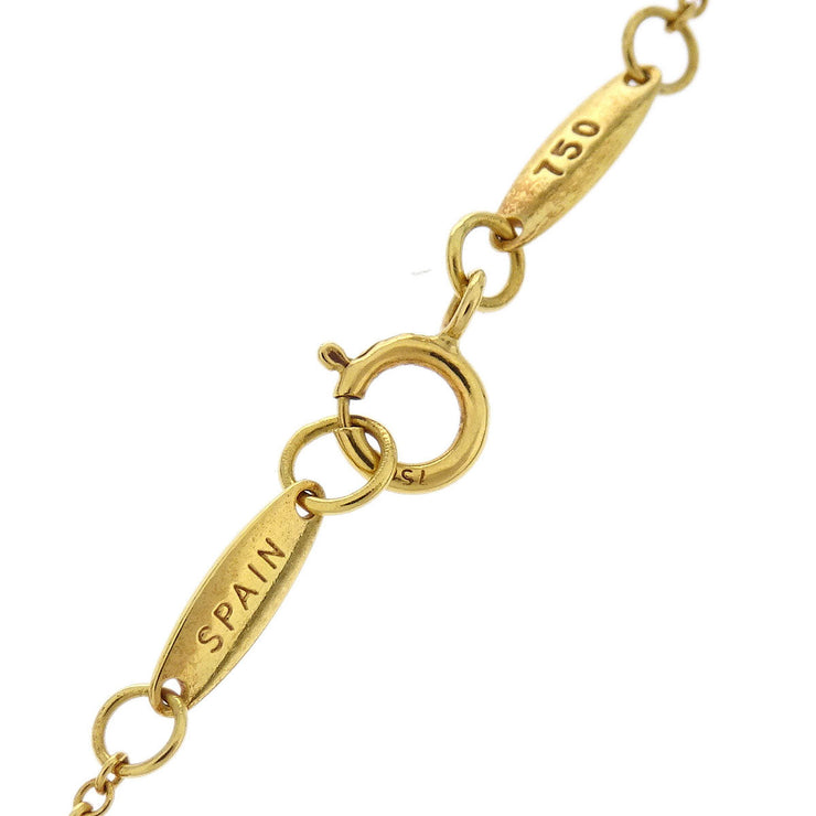 Tiffany & Co. Open Heart Pendant Necklace 750 Gold 186792