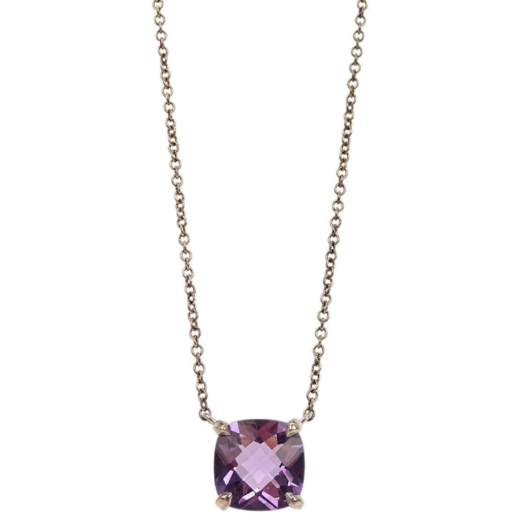 Tiffany & Co. Sparklers Pendant Necklace SV925 Amethyst Silver 186793