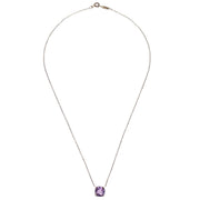Tiffany & Co. Sparklers Pendant Necklace SV925 Amethyst Silver 186793