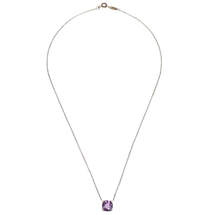 Tiffany & Co. Sparklers Pendant Necklace SV925 Amethyst Silver 186793